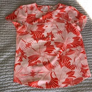 J.Crew flutter sleeve top